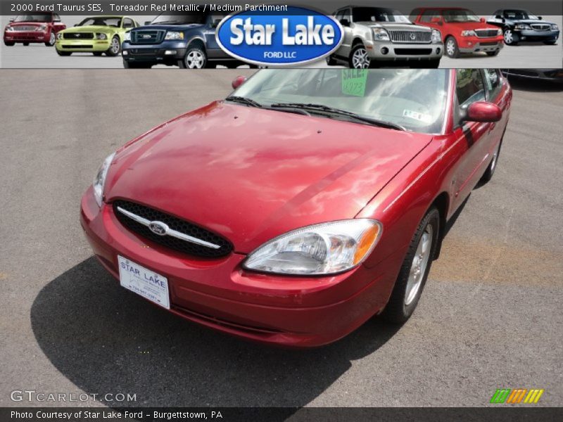 Toreador Red Metallic / Medium Parchment 2000 Ford Taurus SES