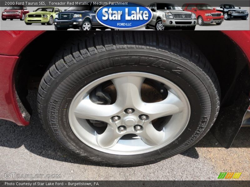 Toreador Red Metallic / Medium Parchment 2000 Ford Taurus SES