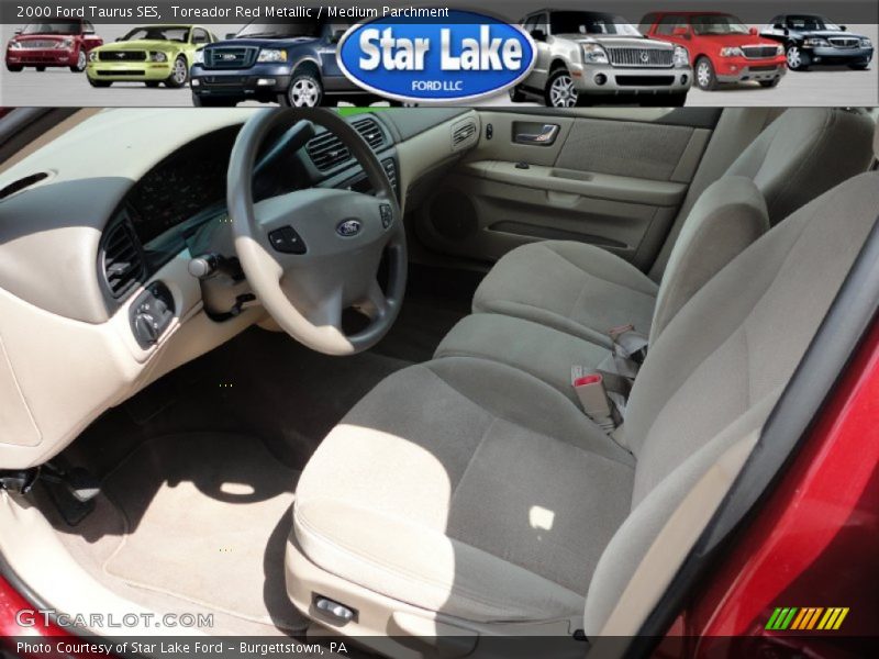 Toreador Red Metallic / Medium Parchment 2000 Ford Taurus SES