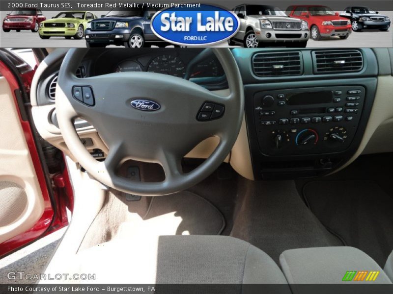 Toreador Red Metallic / Medium Parchment 2000 Ford Taurus SES
