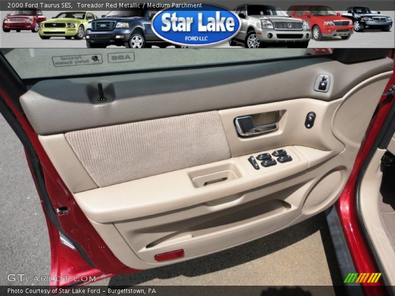 Toreador Red Metallic / Medium Parchment 2000 Ford Taurus SES
