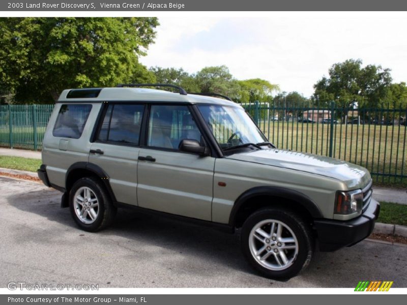 Vienna Green / Alpaca Beige 2003 Land Rover Discovery S