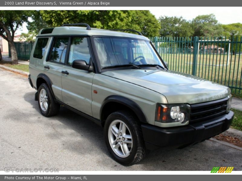 Vienna Green / Alpaca Beige 2003 Land Rover Discovery S