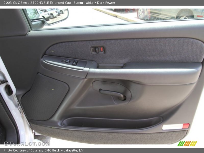 Summit White / Dark Pewter 2003 GMC Sierra 2500HD SLE Extended Cab