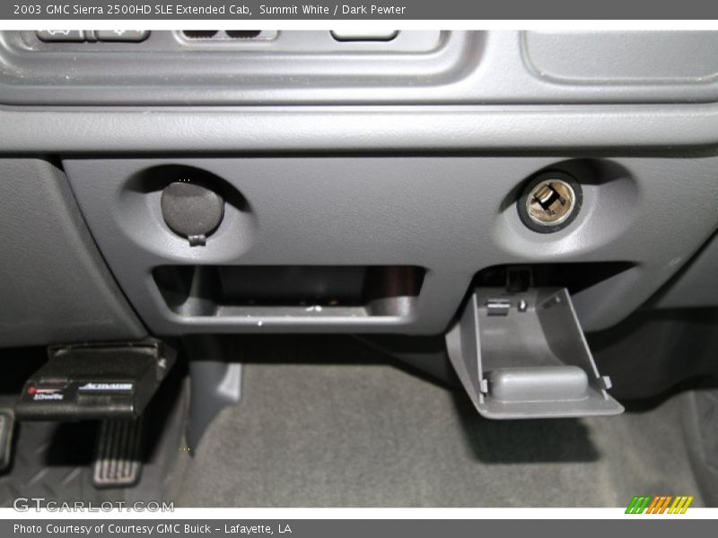 Summit White / Dark Pewter 2003 GMC Sierra 2500HD SLE Extended Cab
