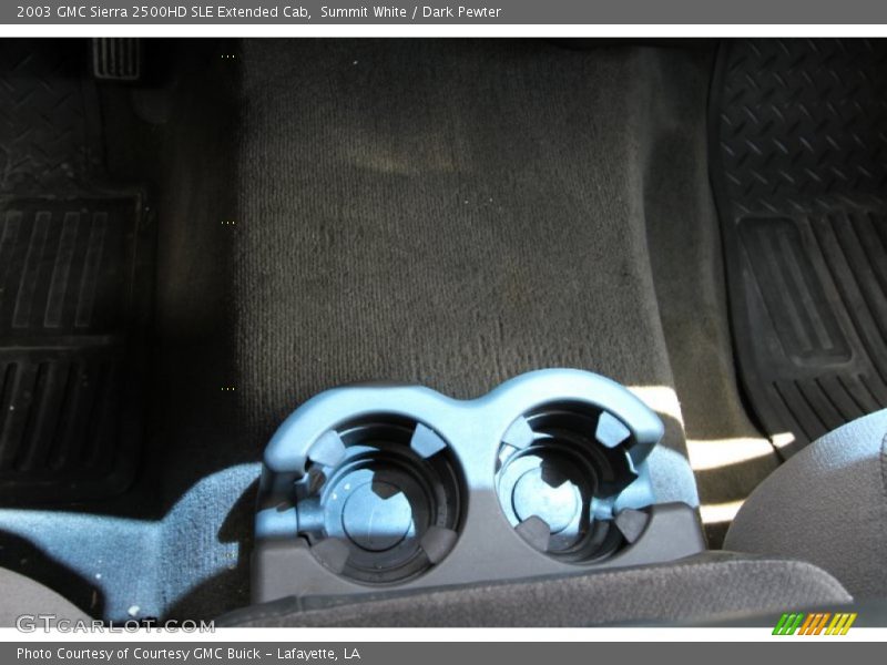Summit White / Dark Pewter 2003 GMC Sierra 2500HD SLE Extended Cab
