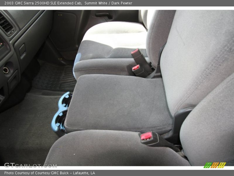 Summit White / Dark Pewter 2003 GMC Sierra 2500HD SLE Extended Cab