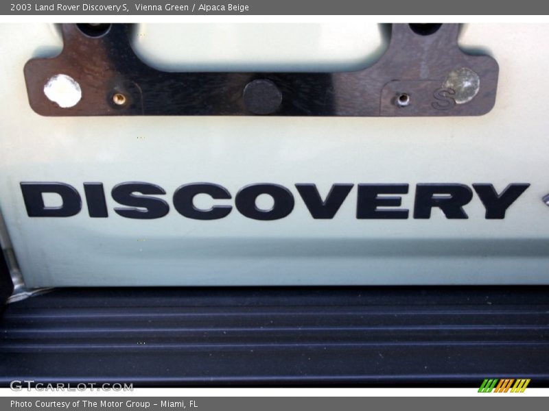 Vienna Green / Alpaca Beige 2003 Land Rover Discovery S