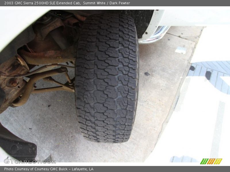 Summit White / Dark Pewter 2003 GMC Sierra 2500HD SLE Extended Cab