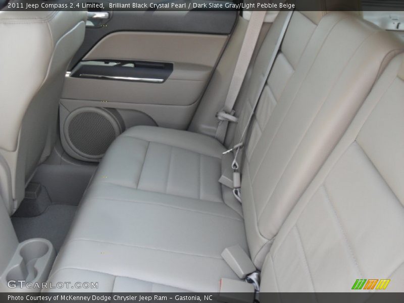 Brilliant Black Crystal Pearl / Dark Slate Gray/Light Pebble Beige 2011 Jeep Compass 2.4 Limited
