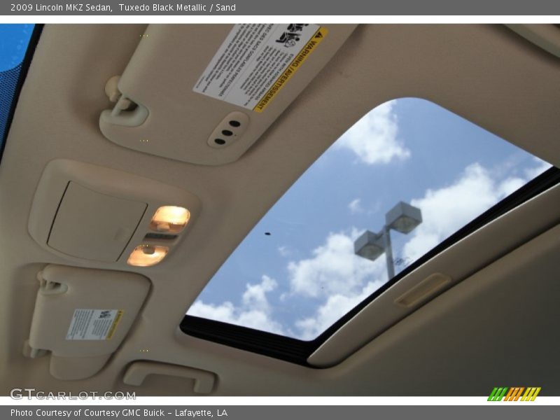 Tuxedo Black Metallic / Sand 2009 Lincoln MKZ Sedan