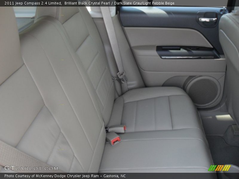 Brilliant Black Crystal Pearl / Dark Slate Gray/Light Pebble Beige 2011 Jeep Compass 2.4 Limited