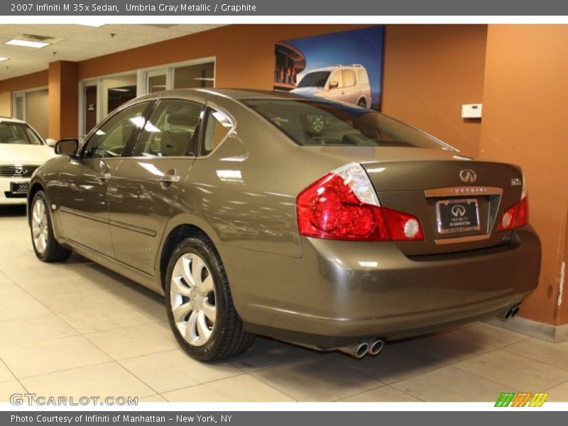 Umbria Gray Metallic / Graphite 2007 Infiniti M 35x Sedan