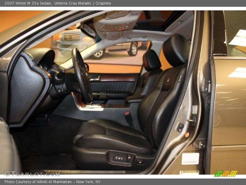 Umbria Gray Metallic / Graphite 2007 Infiniti M 35x Sedan