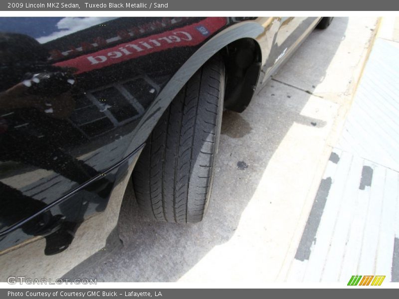 Tuxedo Black Metallic / Sand 2009 Lincoln MKZ Sedan