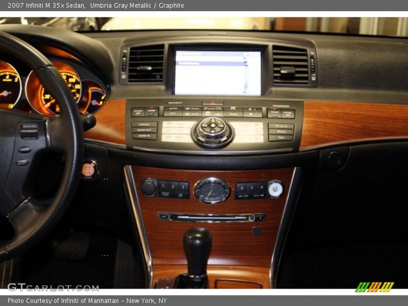 Umbria Gray Metallic / Graphite 2007 Infiniti M 35x Sedan