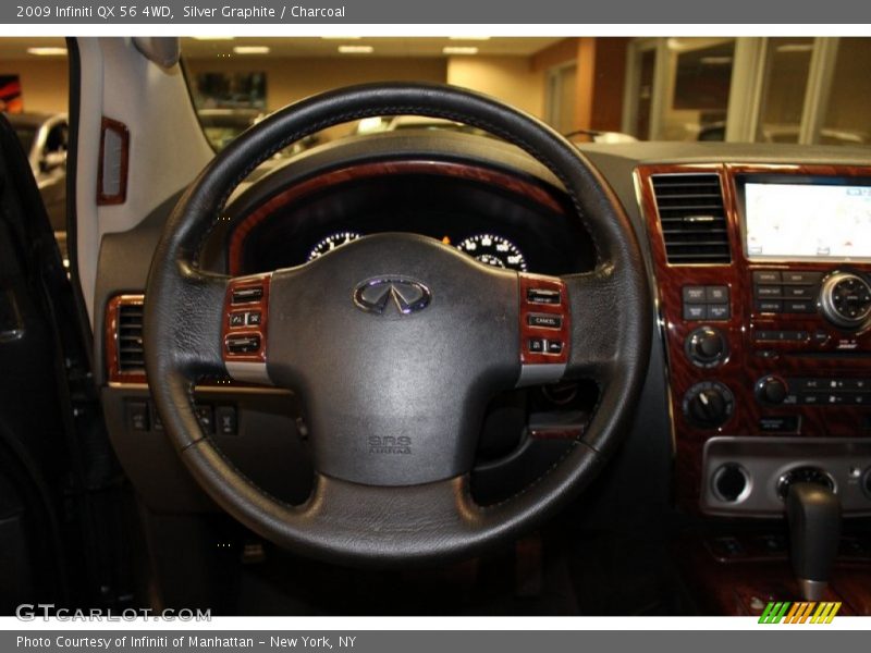 Silver Graphite / Charcoal 2009 Infiniti QX 56 4WD