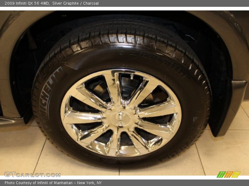 Silver Graphite / Charcoal 2009 Infiniti QX 56 4WD