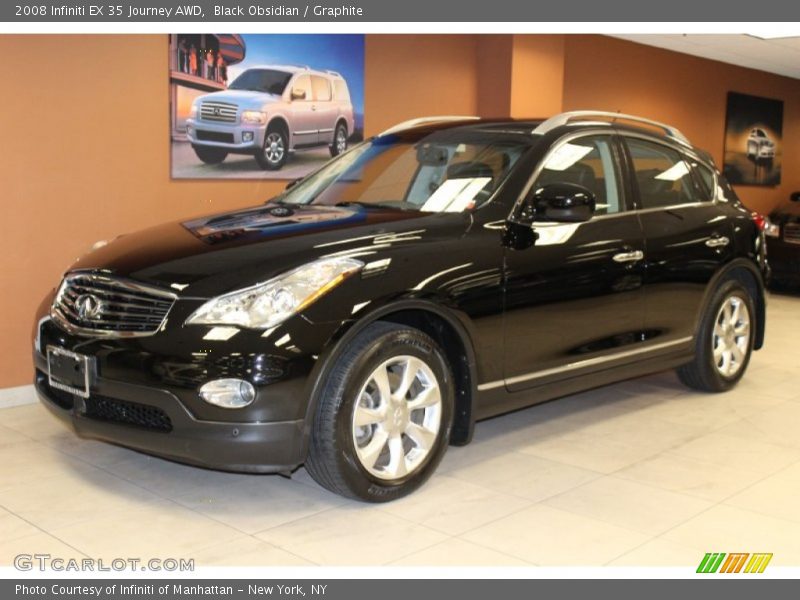 Black Obsidian / Graphite 2008 Infiniti EX 35 Journey AWD