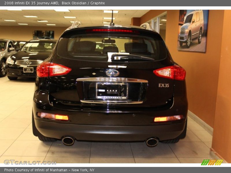 Black Obsidian / Graphite 2008 Infiniti EX 35 Journey AWD