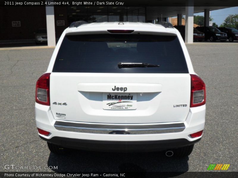 Bright White / Dark Slate Gray 2011 Jeep Compass 2.4 Limited 4x4