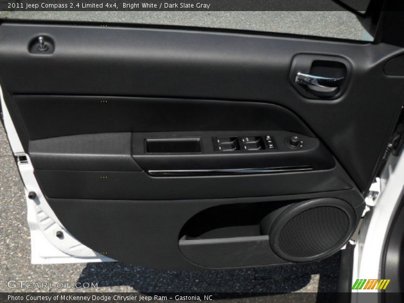 Bright White / Dark Slate Gray 2011 Jeep Compass 2.4 Limited 4x4