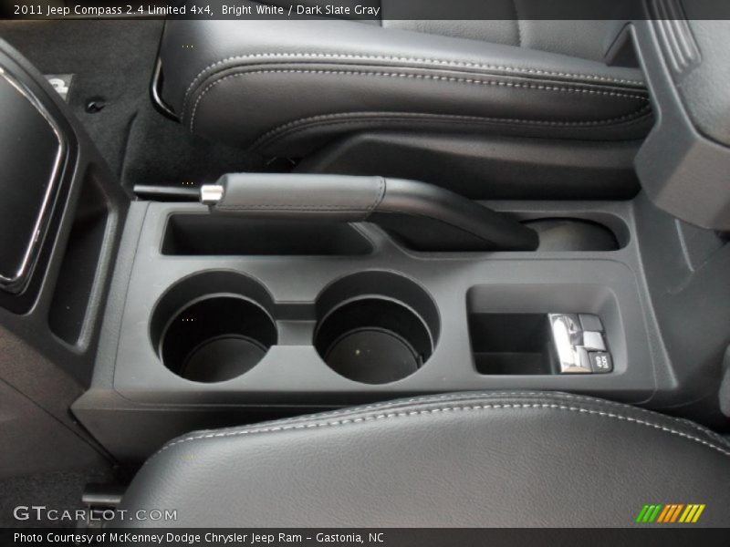 Bright White / Dark Slate Gray 2011 Jeep Compass 2.4 Limited 4x4
