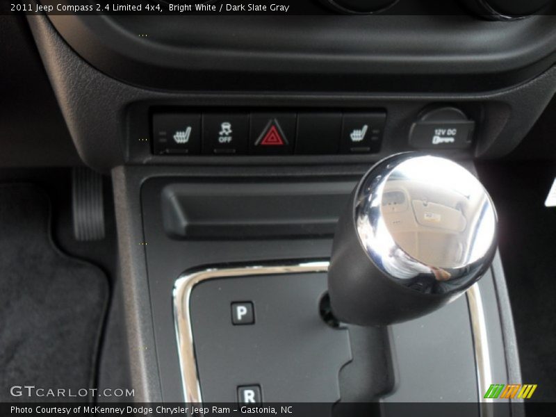 Bright White / Dark Slate Gray 2011 Jeep Compass 2.4 Limited 4x4