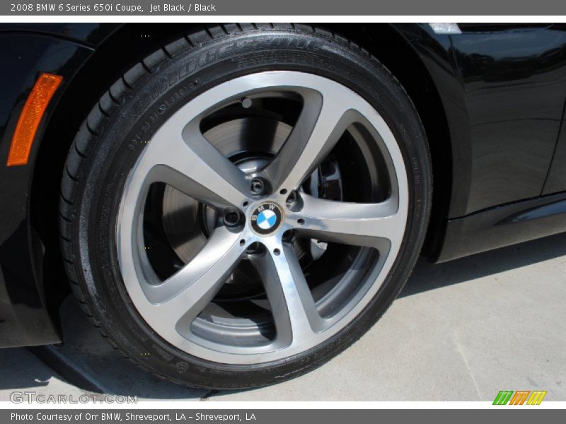 Jet Black / Black 2008 BMW 6 Series 650i Coupe