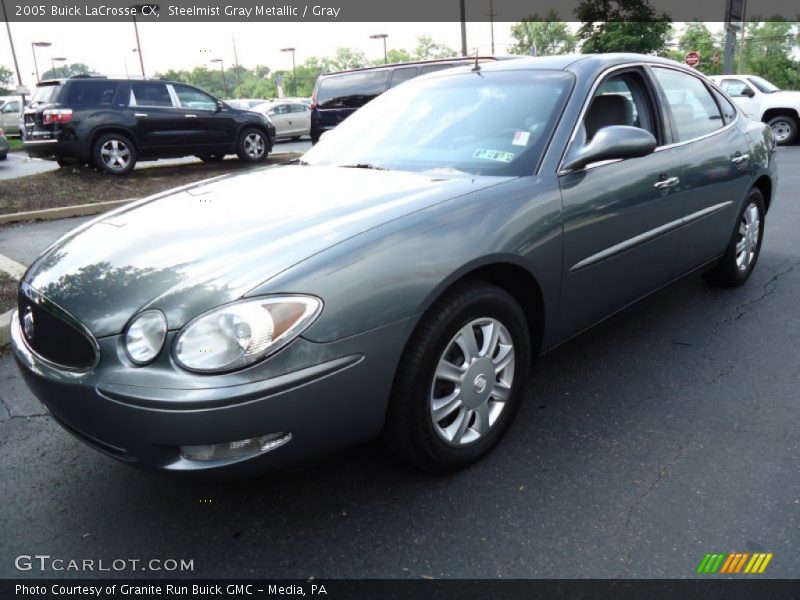 Steelmist Gray Metallic / Gray 2005 Buick LaCrosse CX