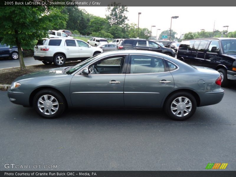 Steelmist Gray Metallic / Gray 2005 Buick LaCrosse CX