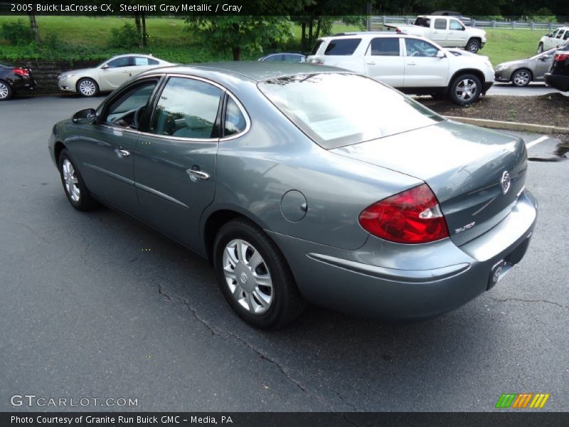 Steelmist Gray Metallic / Gray 2005 Buick LaCrosse CX