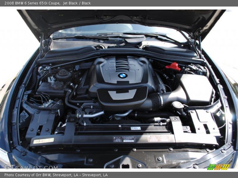 Jet Black / Black 2008 BMW 6 Series 650i Coupe