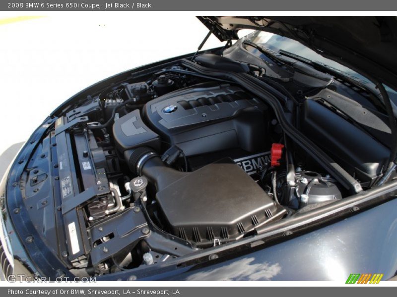 Jet Black / Black 2008 BMW 6 Series 650i Coupe