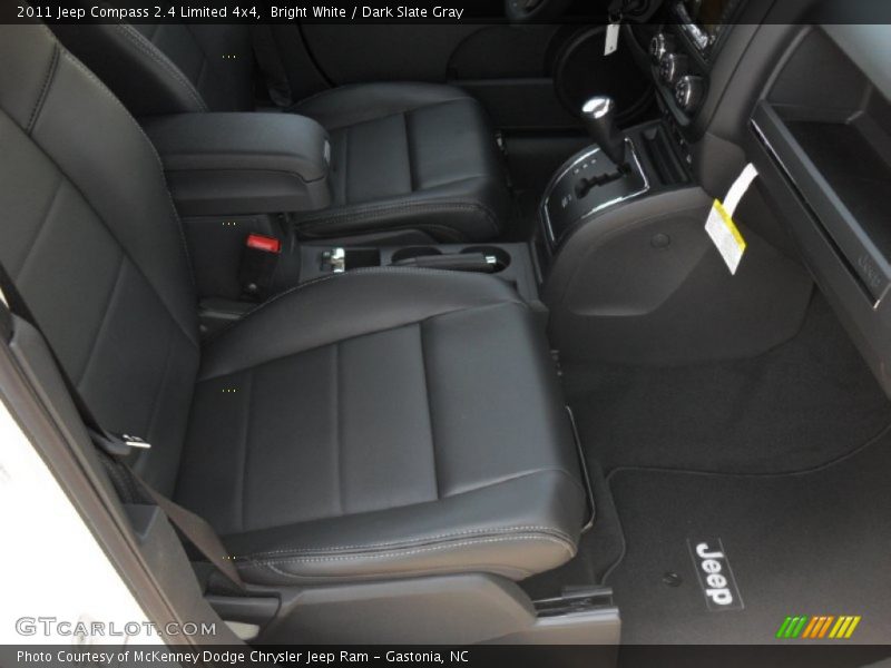 Bright White / Dark Slate Gray 2011 Jeep Compass 2.4 Limited 4x4