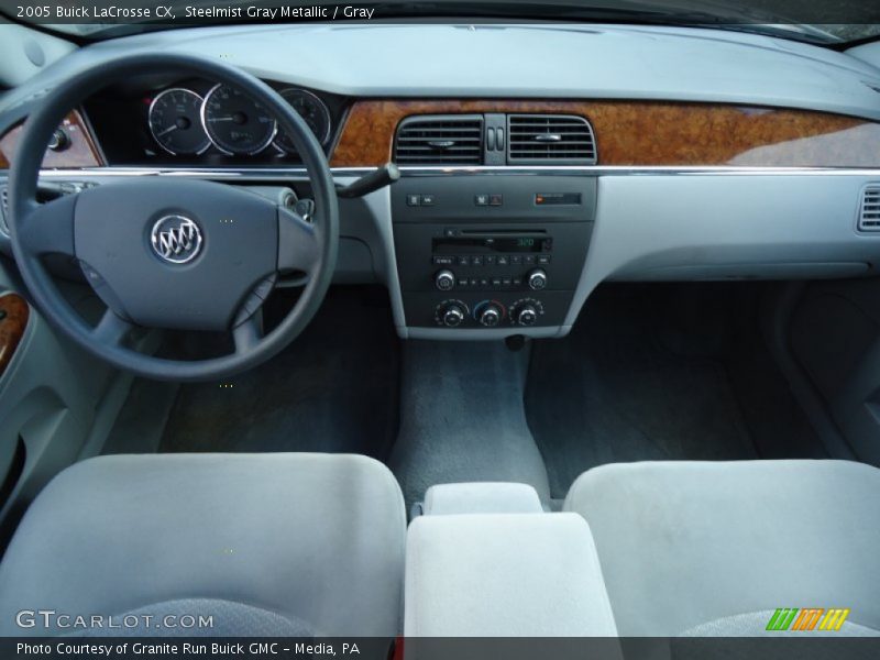 Steelmist Gray Metallic / Gray 2005 Buick LaCrosse CX