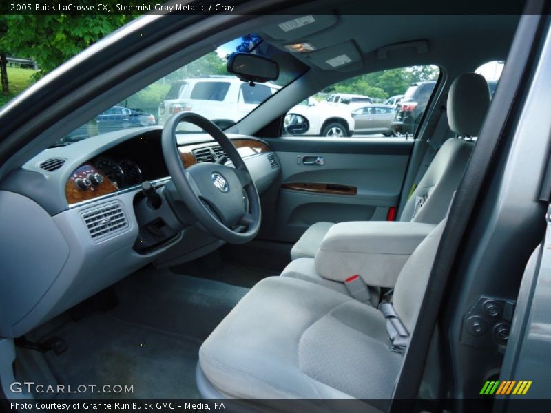 Steelmist Gray Metallic / Gray 2005 Buick LaCrosse CX