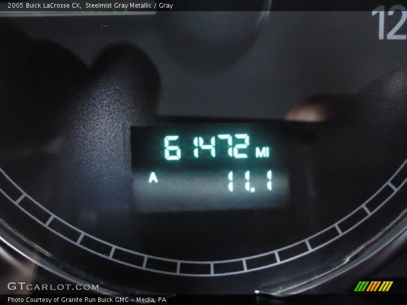 Steelmist Gray Metallic / Gray 2005 Buick LaCrosse CX