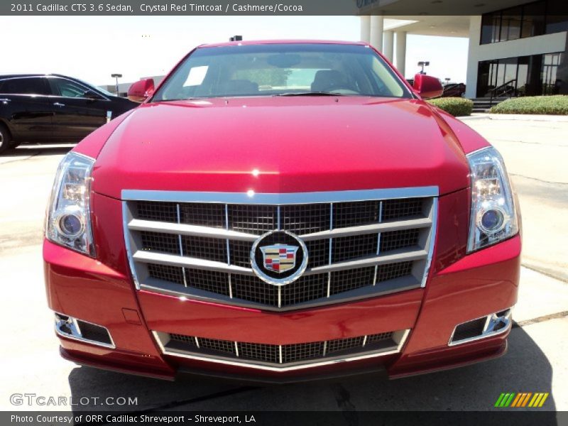 Crystal Red Tintcoat / Cashmere/Cocoa 2011 Cadillac CTS 3.6 Sedan