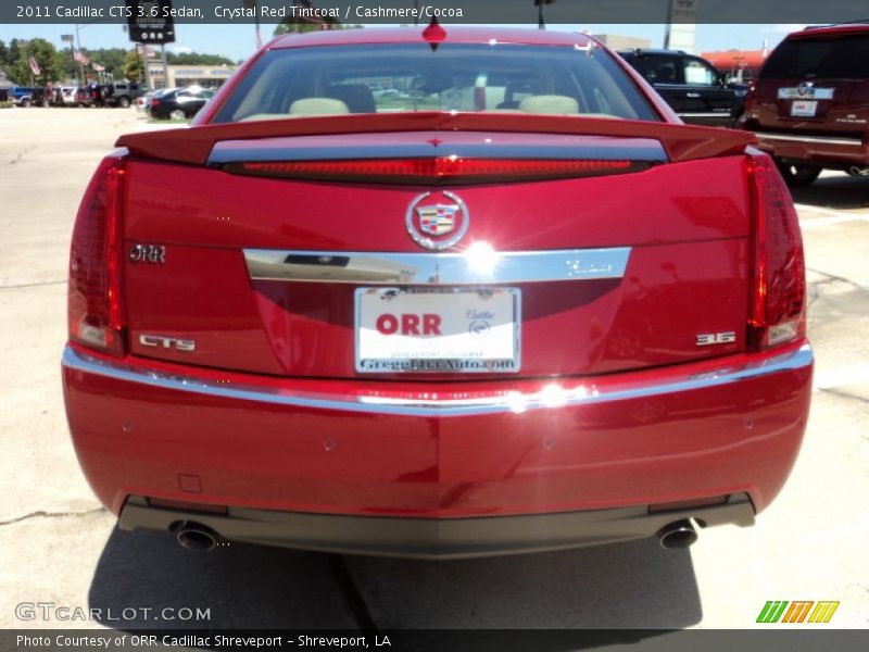 Crystal Red Tintcoat / Cashmere/Cocoa 2011 Cadillac CTS 3.6 Sedan