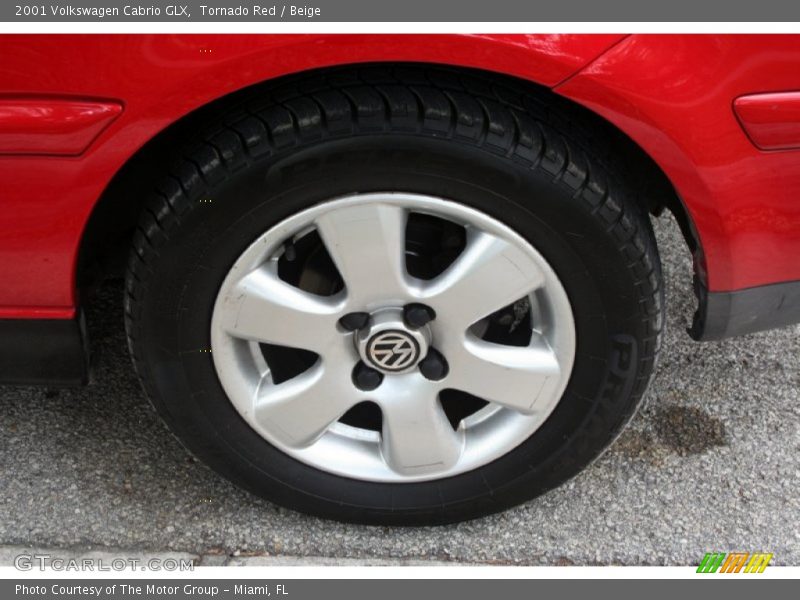 Tornado Red / Beige 2001 Volkswagen Cabrio GLX