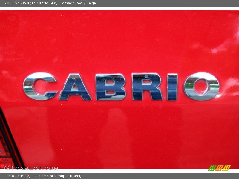 Tornado Red / Beige 2001 Volkswagen Cabrio GLX