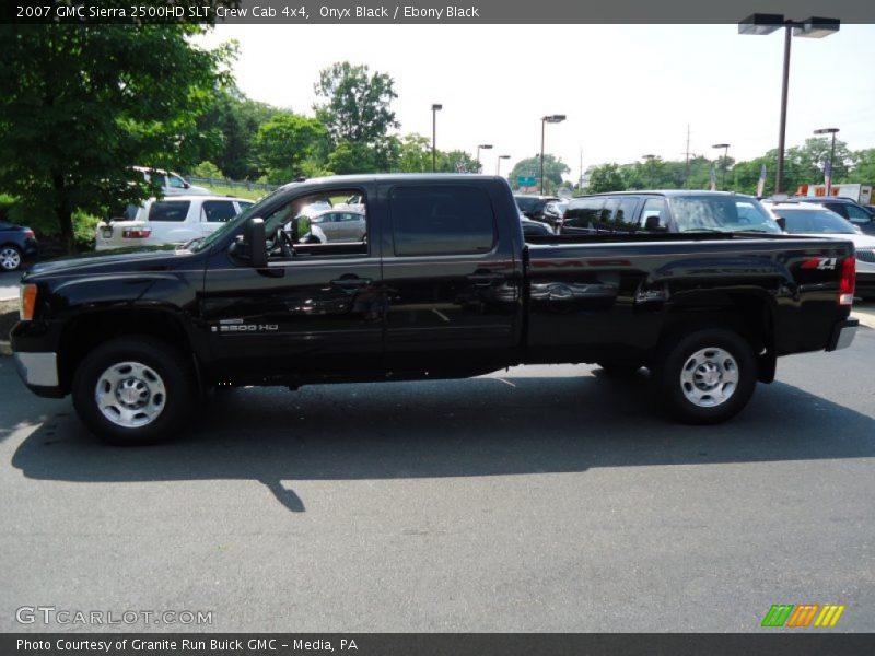 Onyx Black / Ebony Black 2007 GMC Sierra 2500HD SLT Crew Cab 4x4