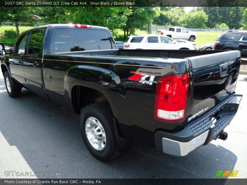 Onyx Black / Ebony Black 2007 GMC Sierra 2500HD SLT Crew Cab 4x4