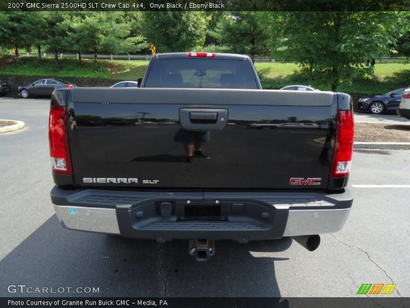Onyx Black / Ebony Black 2007 GMC Sierra 2500HD SLT Crew Cab 4x4