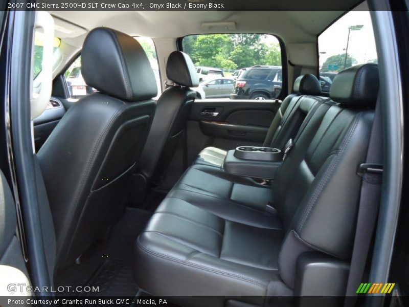 Onyx Black / Ebony Black 2007 GMC Sierra 2500HD SLT Crew Cab 4x4