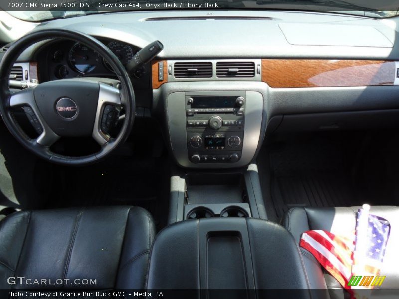 Onyx Black / Ebony Black 2007 GMC Sierra 2500HD SLT Crew Cab 4x4