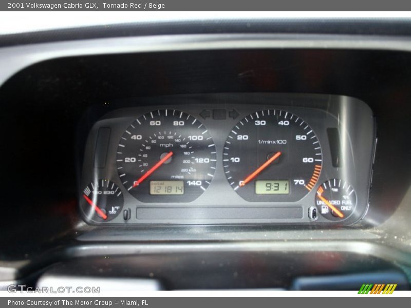 Tornado Red / Beige 2001 Volkswagen Cabrio GLX