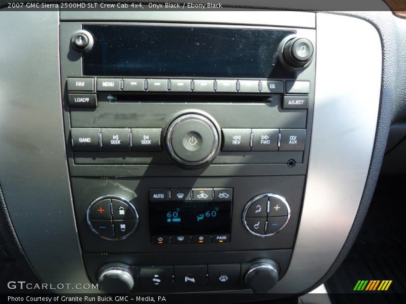 Onyx Black / Ebony Black 2007 GMC Sierra 2500HD SLT Crew Cab 4x4