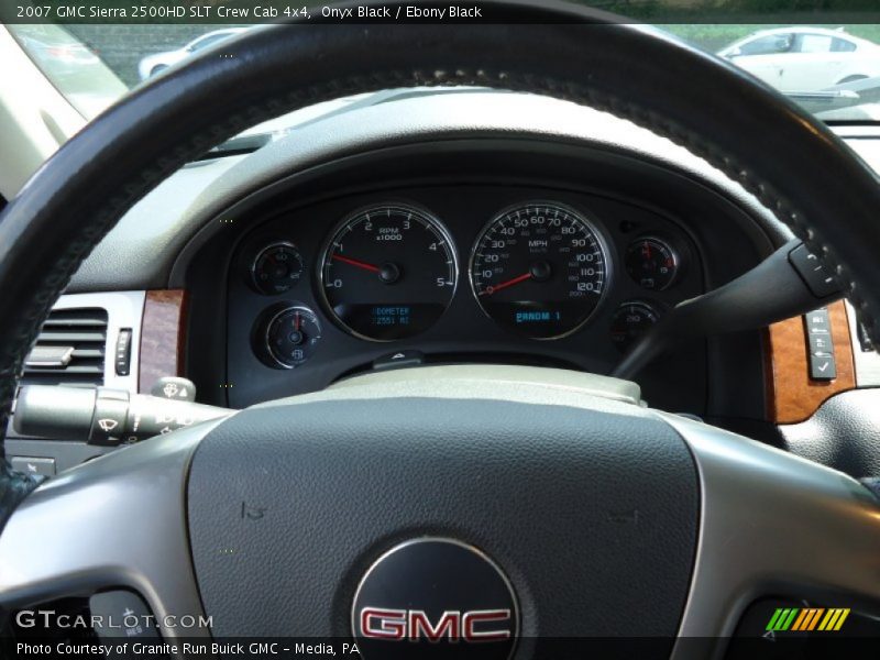 Onyx Black / Ebony Black 2007 GMC Sierra 2500HD SLT Crew Cab 4x4